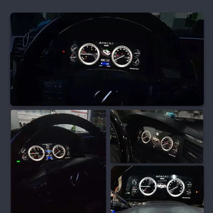 For Lexus LX570 2007-2017 12.3" LCD Digital Dashboard Cluster Car Panel Speedometer Virtual Cockpit Carputech