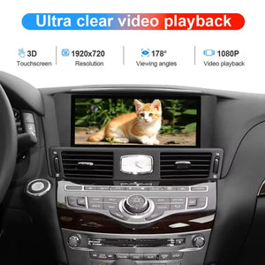 10.25 "Android 14 Infiniti Q70 M25 M35 M37 M56 2009-2019 Navigation Screen Car Radio Multimedia Player Carputech
