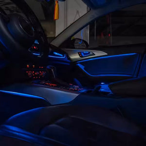 Upgrade 256 Colors Symphony Led Car Interior Ambient Lighting Decoration for Audi A6/S6/RS6 C7 2011-2018 Trim Accessories Carputech