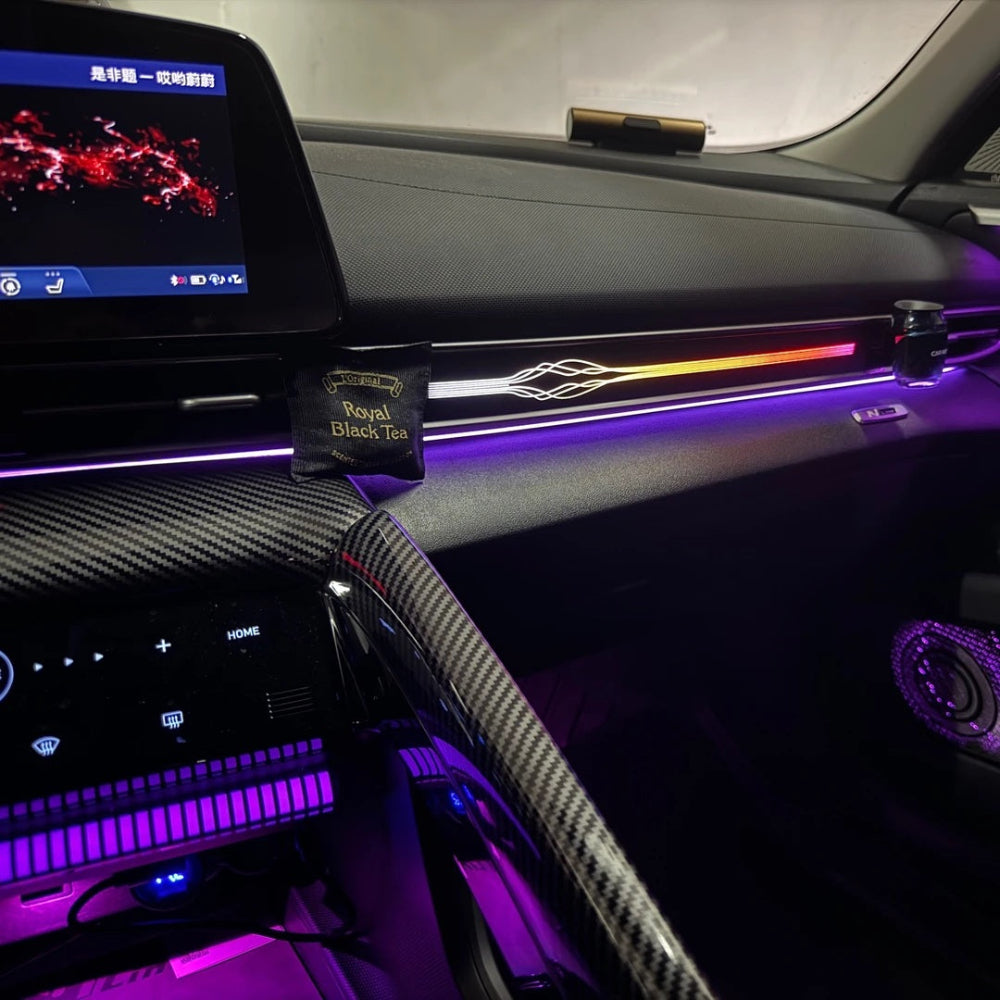 Upgrade Symphony Led Car Interior Ambient Lighting for Hyundai Elantra 2021-2025 Atmosphere Strip Accessories Decoration