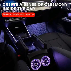 64 Colors Ambient Lighting For Mercedes Benz A-class W177 / CLA W118 / B-class W247 2019-2025 LED Car Neon Lamp Automotive Interior Decoration Carputech