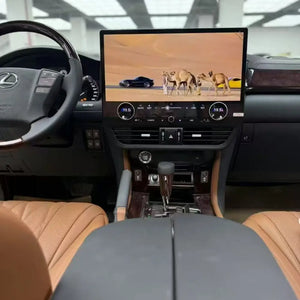 19.8" For Lexus LX570 2007-2015 Android Navigation Screen Car Radio Multimedia Player Qualcomm Octa-core 360° Panoramic All-in-One Unit Carputech