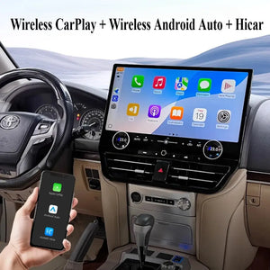 16.8inch Touch Screen For Toyota Prado 120 2002-2009/ Lexus Gx470 2004-2009 Android 13 Auto Car Radio Multimedia Video Player Carplay Carputech