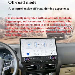 16.8inch Touch Screen For Toyota Prado 2010-2022 Android 13 Car Radio Multimedia Player Navigation Carputech