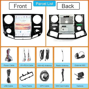 12.1" Qualcomm For Ford F250 F350 F450 F650 Heavy Duty Truck 2009-2016 Car Radio Stereo Carplay Upgrade Tesla Style Screen Android Auto GPS Navigation Multimedia Player Carputech