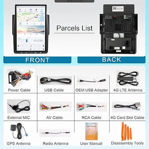 14.4" Qualcomm For Dodge RAM 1500 2500 3500 2013-2018 Car Radio Stereo Carplay Upgrade Tesla Style Screen Android Auto GPS Navigation Multimedia Player Carputech