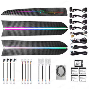 Upgrade 256 Colors Symphony Led Car Interior Ambient Lighting Decoration for Audi Q5 2010-2017 Atmosphere Strip Accessories Carputech