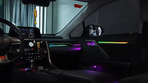 64 Colors Dynamic Ambient Lighting for LEXUS RX 2016 -2022 Interior Lighting Upgrade Accessories Carputech