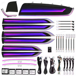 64 Colors Dynamic Ambient Light for Lexus LM/Toyota Alphard/Vellfire 30 Series Interior LED Lighting Upgrade Accessories Carputech