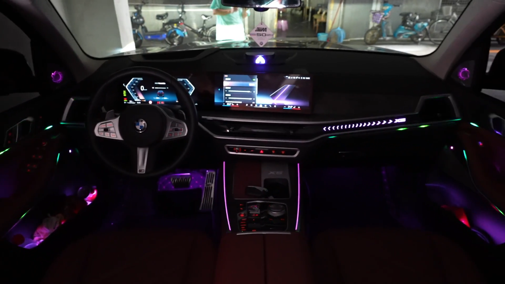 For BMW X5 X6 2023-2026 Dynamic Symphony Car Interior Ambient Lighting 64 Color Trim Decoration Accessories