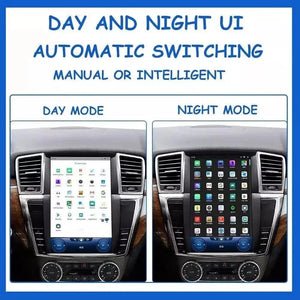 12.1" Qualcomm For Mercedes Benz ML GL W166 X166 2012-2015 Car Radio Stereo Carplay Upgrade Tesla Style Screen Android Auto GPS Navigation Multimedia Player Carputech