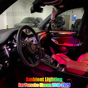 Dynamic Ambient Light for Porsche Macan 2018-2025 Interior LED Lighting Upgrade Trim Panel Atmosphere Accessories Carputech