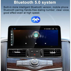 12.3 "Android 14 Infiniti QX56 QX80 Nissan Amanda Patrol Y62 2010-2020 Navigation Screen Car Radio Multimedia Player Carputech