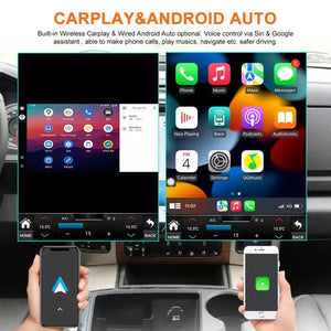 10.4" For Toyota Crown 2005-2009 Car Radio Stereo Carplay Upgrade Tesla Style Screen Android Auto GPS Navigation Multimedia Player Carputech
