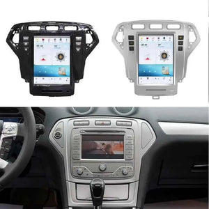 10.4" For Ford Mondeo MK4 2007-2010 Car Radio Headunit Stereo Carplay Upgrade Tesla Style Screen Android Auto GPS Navigation Multimedia Player Carputech