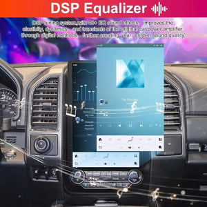 14.4" Qualcomm For Ford Expedition 2016-2022 Car Radio Stereo Carplay Upgrade Tesla Style Screen Android Auto GPS Navigation Multimedia Player Carputech