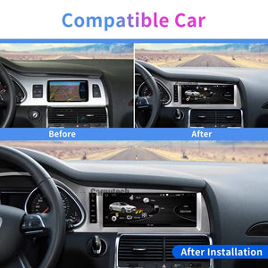 For Audi A6 C6 Q7 8 Core Android 14 System Car Radio Tablet WIFI 4G Carplay 8+128GB RAM BT GPS Navi Stereo Multimedia Player Carputech