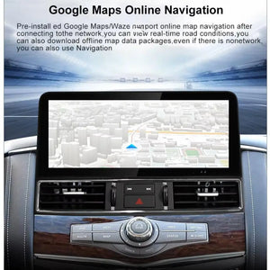 12.3 "Android 14 Infiniti QX56 QX80 Nissan Amanda Patrol Y62 2010-2020 Navigation Screen Car Radio Multimedia Player Carputech