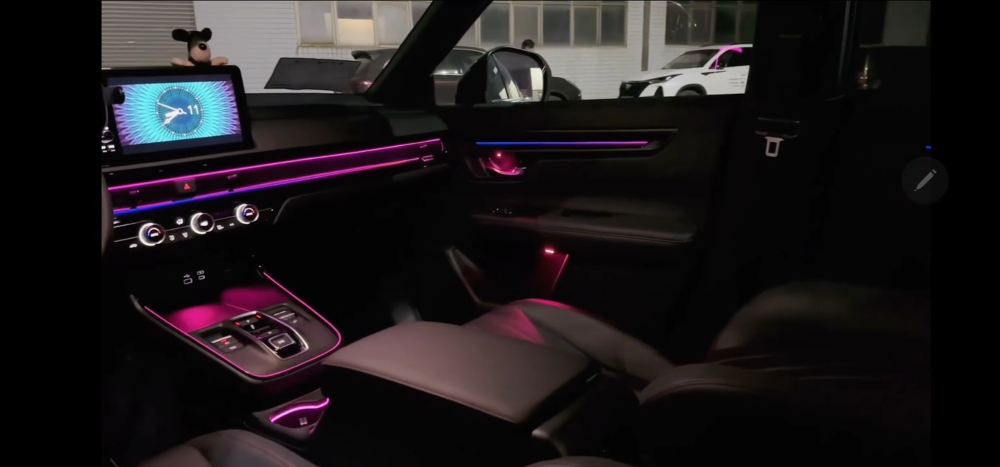 64 Colors Dynamic Ambient Lighting for Honda CR-V 6th Gen 2023-2025 Interior Lighting Upgrade Accessories