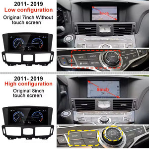 10.25 "Android 14 Infiniti Q70 M25 M35 M37 M56 2009-2019 Navigation Screen Car Radio Multimedia Player Carputech