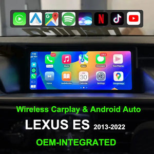 Wireless CarPlay for Lexus ES 2013-2022, with Android Auto Mirror Link AirPlay Car Play Navigation Functions Carputech