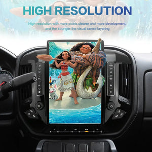 14.4" Qualcomm For Chevrolet Silverado/ GMC Sierra 2014-2018 Car Radio Stereo Carplay Upgrade Tesla Style Screen Android Auto GPS Navigation Multimedia Player Carputech