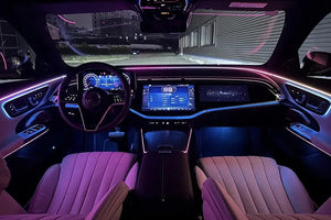 New 64 Colors Ambient Lighting For Mercedes Benz E-Class W214 2024-2025 Dynamic Active Interior LED Ambience Lights Carputech