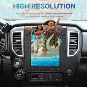 12.1" Qualcomm For Nissan Titan 2016-2020 Car Radio Stereo Carplay Upgrade Tesla Style Screen Android Auto GPS Navigation Multimedia Player Carputech