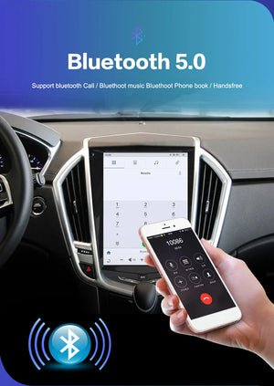 10.5" Qualcomm For Cadillac ATS CTS XTS SRX Escalade 2013-2018 Car Radio Stereo Carplay Upgrade Tesla Style Screen Android Auto GPS Navigation Multimedia Player Carputech