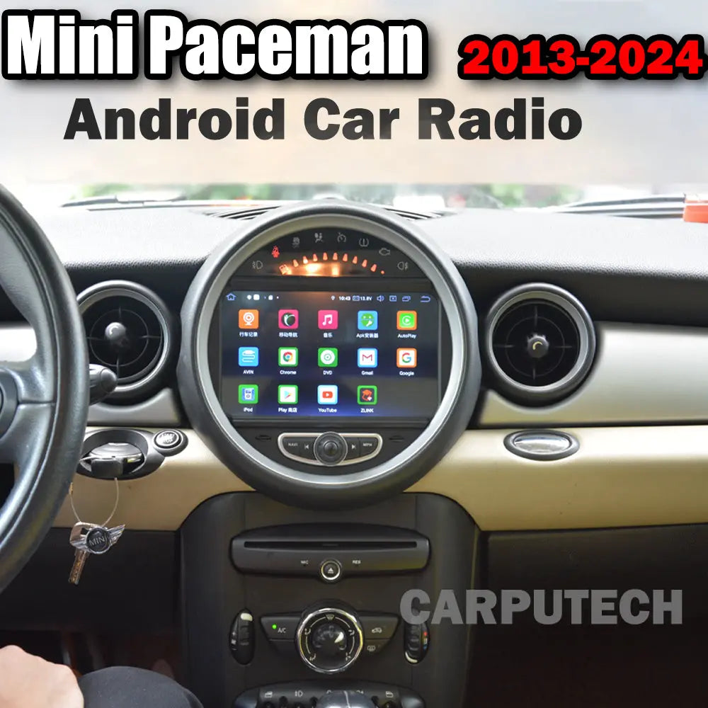 8" For Mini Paceman 2013-2024 Car Radio Stereo Carplay Upgrade Screen Android Auto GPS Navigation Multimedia Player Carputech