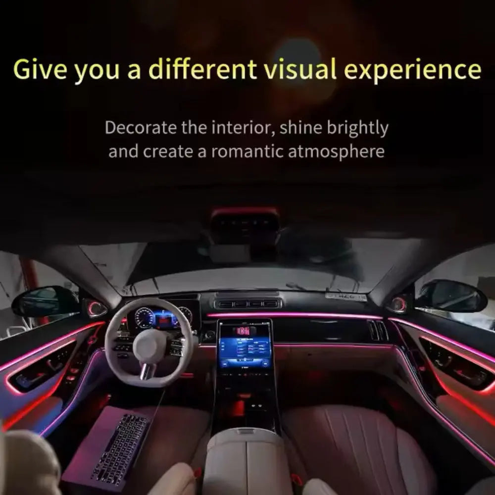 Full Set 64 colors Led Ambient Lighting Kit for Mercedes Benz S-Class W223 2021-2025 Carputech