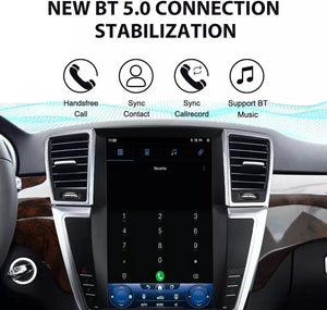 12.1" Qualcomm For Mercedes Benz ML GL W166 X166 2012-2015 Car Radio Stereo Carplay Upgrade Tesla Style Screen Android Auto GPS Navigation Multimedia Player Carputech