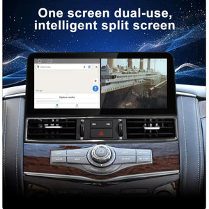 12.3 "Android 14 Infiniti QX56 QX80 Nissan Amanda Patrol Y62 2010-2020 Navigation Screen Car Radio Multimedia Player Carputech