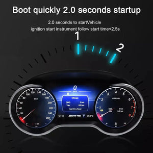 For Mercedes Benz E class W212 NTG 4.5 4.0 2010-2015 12.3" LCD Digital Dashboard Cluster Car Panel Speedometer Virtual Cockpit Carputech