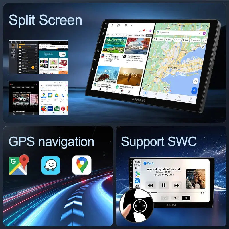 Carputech Car radio For Toyota RAV4 RAV 4 XA40 2012-2019 Carplay Android Auto Qualcomm Car Stereo Multimedia Player DSP 48EQ 2 Din Carputech