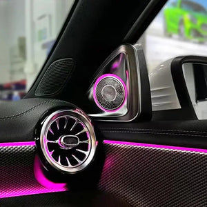 Ambient Light 3/64 Colours For Mercedes-Benz C- Class Glc Coupe W205 C43 C63 X253 LED Vents Speaker Decorative Lamp Retrofit Carputech