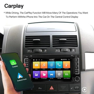 Android 13 Car Radio Multimedia GPS For VW Volkswagen Touareg Transporter T5 Multivan Navi CarPlay DSP SWC BT 8Core Player Auto Carputech