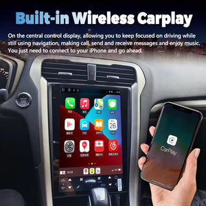 Android 13 256GB Tesla Screen For 2013 2014 2015 2016 2017 Ford Mondeo Fusion MK5 Unit Car Multimedia Player GPS Radio Stereo Carputech