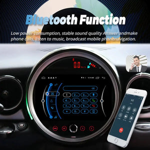 Android 13 Screen For BMW Mini One R55 R56 R57 R58 R60 Cooper S 2007-2017 Car Radio Multimedia Video Player Navigation GPS Carplay Carputech