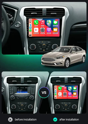 Android 14 Carplay Auto For Ford Fusion Mondeo 5 2014 - 2019 Car Radio Multimedia Video Player Navigation GPS No 2Din 2 Din DVD Carputech