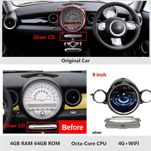 Carplay Android Auto Car Radio For BMW Mini Cooper R56 R60 2007-2014 Android 13.0 GPS Navigation Head Unit Video Player Tape Recorder Stereo Carputech