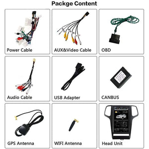 13.6" Tesla Radio For Jeep Grand Cherokee 2010-2020 Car Multimedia Player Stereo | Tesla-style Apple Carplay Screen Carputech