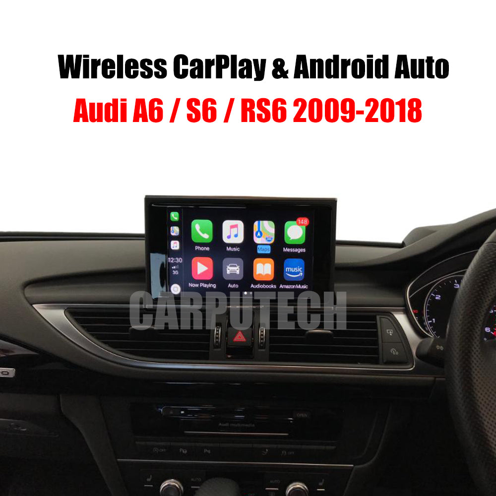 Wireless Android Auto Module Interface for Audi A6 / S6 / RS 6 2009-2018 With Apple CarPlay AirPlay Mirror Link Car Play Function