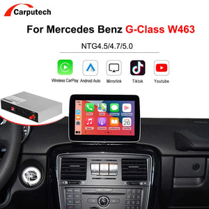 Wireless CarPlay for Mercedes Benz G-Class W463 with Android Auto Interface Mirror Link AirPlay Car Play Carputech