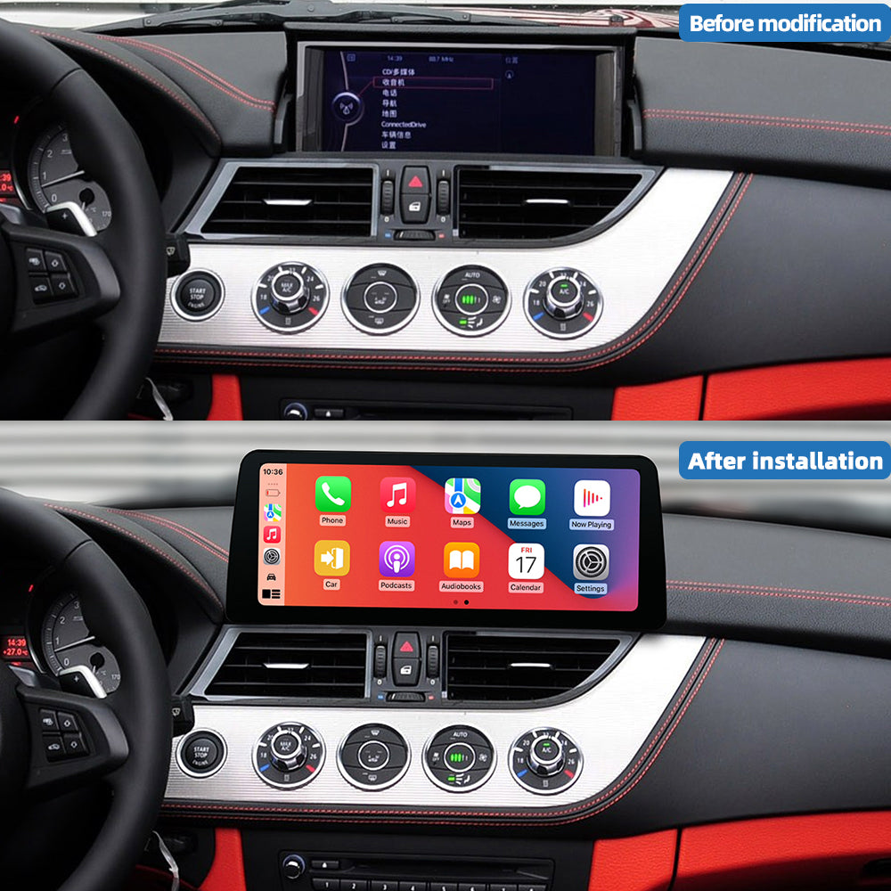 10.25"/12.3" Touch Screen Apple CarPlay Android Auto Upgrade for BMW Z4 E89 2009–2019 – Wireless, Plug-and-Play - Carputech