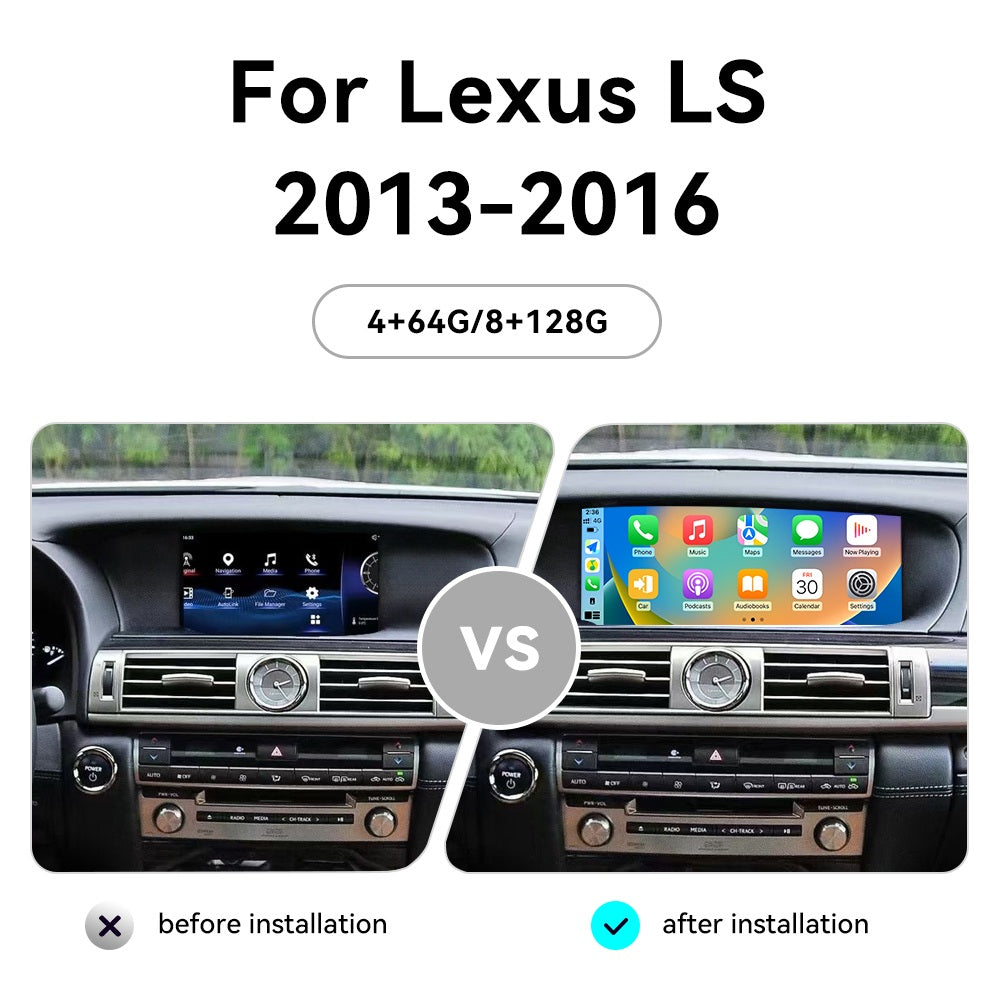 12.3 inch For Lexus LS 2013-2016 Infotainment Navigation System Car Multimedia Touch Screen Head Unit Android Car Radio GPS