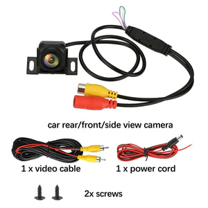 Car Backup Camera Rear Front Side View 1080P Clear Anti-Interference 170 Degree Wide Angle Adjustable Vehicle Small Reversing Camera Carputech