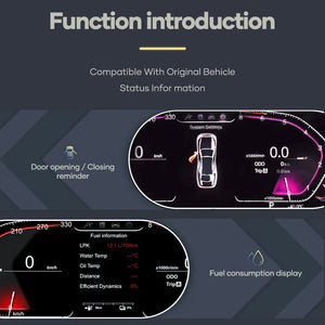 LCD Digital Dashboard Cluster For BMW 1 2 3 4 5 6 7 Series X1 X2 X3 X4 X5 X6 GT 2010-2019 Car Panel Speedometer Virtual Cockpit Carputech