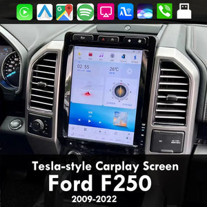 Ford F250 2009-2022 | Tesla-style Apple Carplay Screen | Car Radio SAT NAV Android Auto Carputech