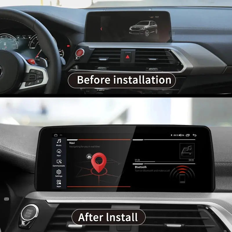 Snapdragon665 10.25" 8 Core Android Auto Apple Carplay For BMW X3 X4 G01 G02 EVO 2018-2022 Car Video Player Multimedia Radio GPS Navigation Carputech